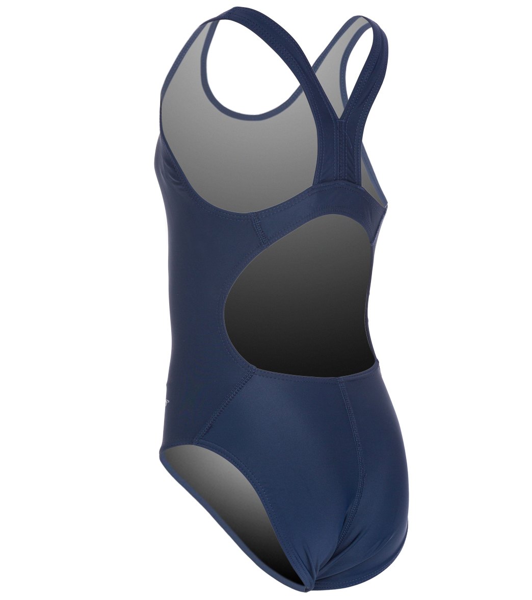 Sporti Solid Wide Strap One Piece Swimsuit Youth (22-28)