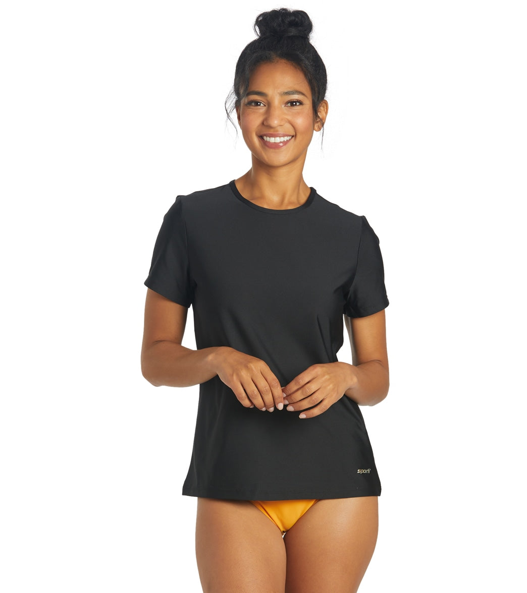 Sporti Women's S/S UPF 50+ Comfort Fit Rash Guard