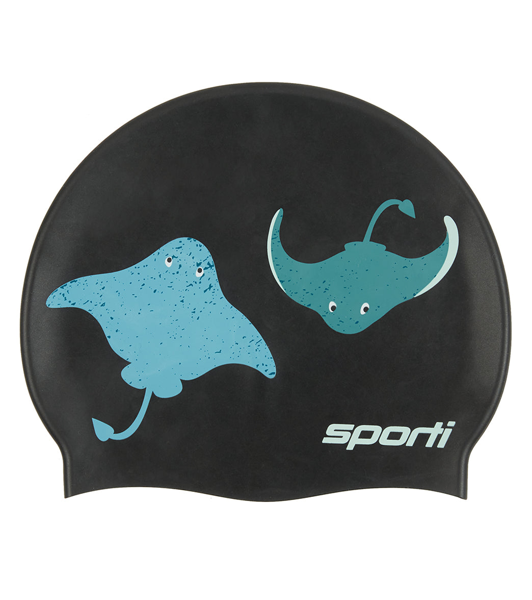 Sporti Stingray Fever Silicone Swim Cap