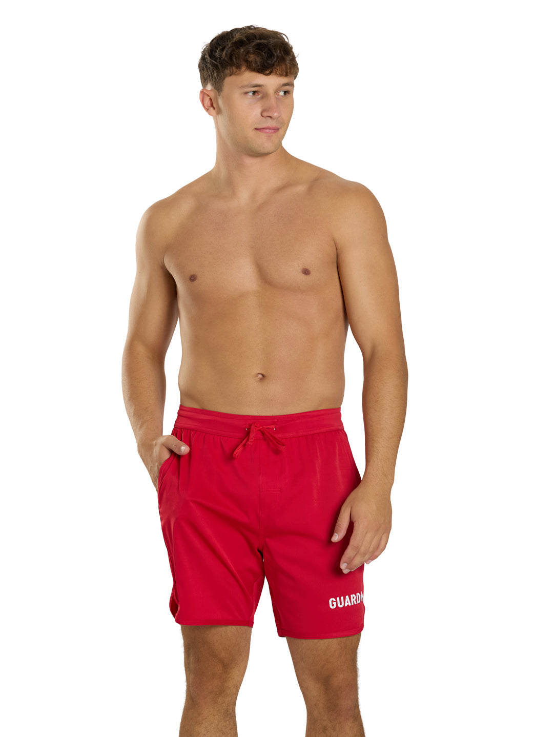 Sporti Guard Men's Stretch Short With Compression Liner