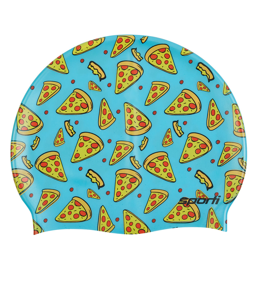  Sporti Pizza Slice Silicone Swim Cap