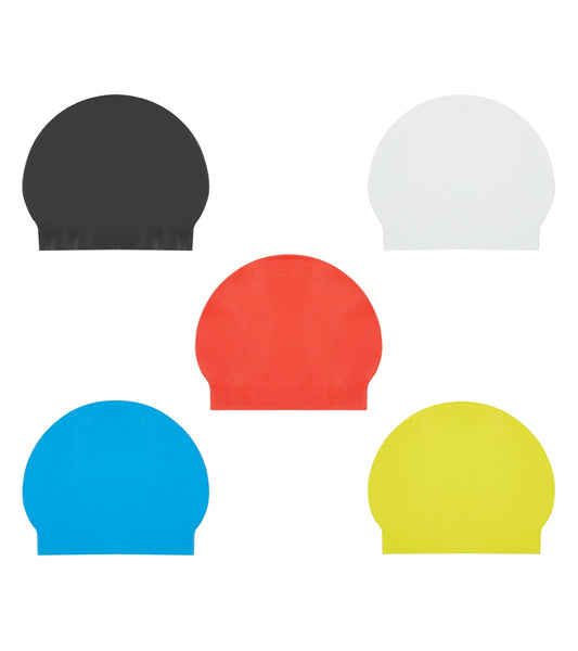  Sporti Latex Swim Cap Set Of 5