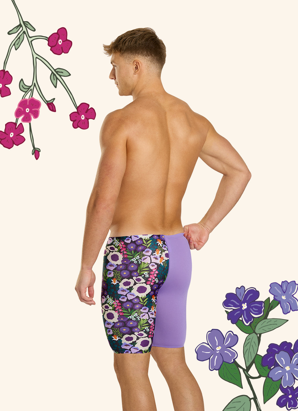  Sporti HydroLast Spring Meadow Jammer Swimsuit (22-40)