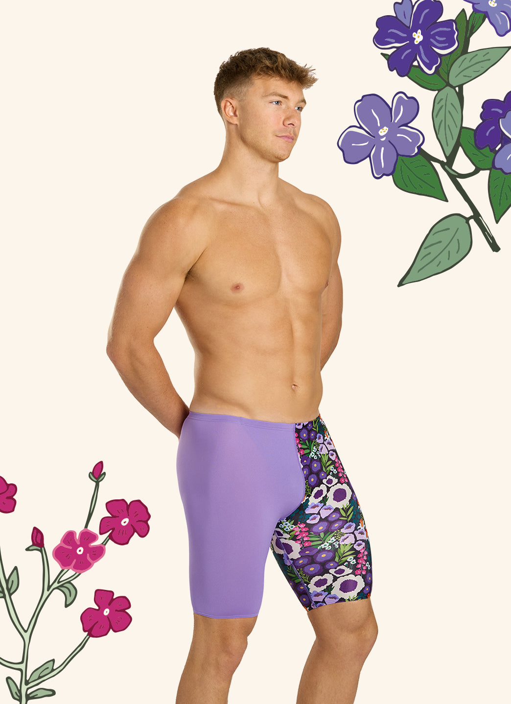  Sporti HydroLast Spring Meadow Jammer Swimsuit (22-40)