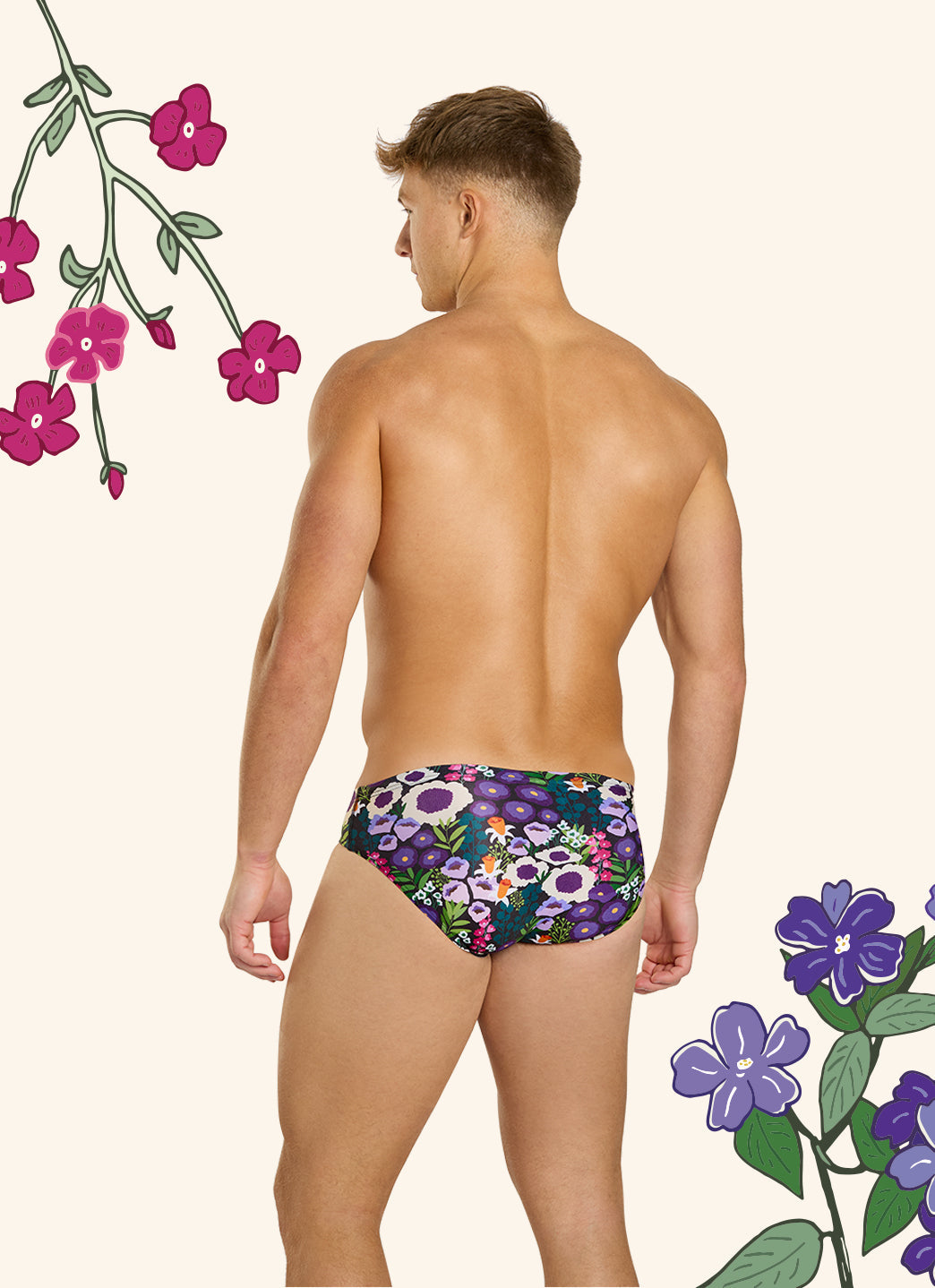  Sporti HydroLast Spring Meadow Brief Swimsuit (26-40)