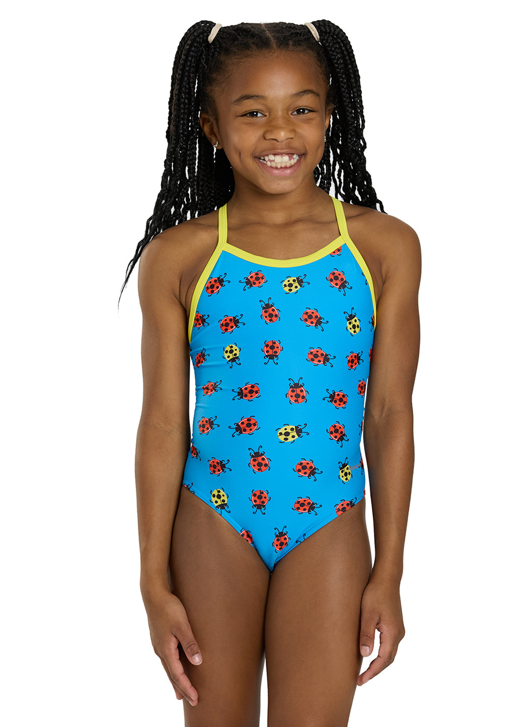  Sporti Ladybug Dance Thin Strap One Piece Swimsuit (22-44)