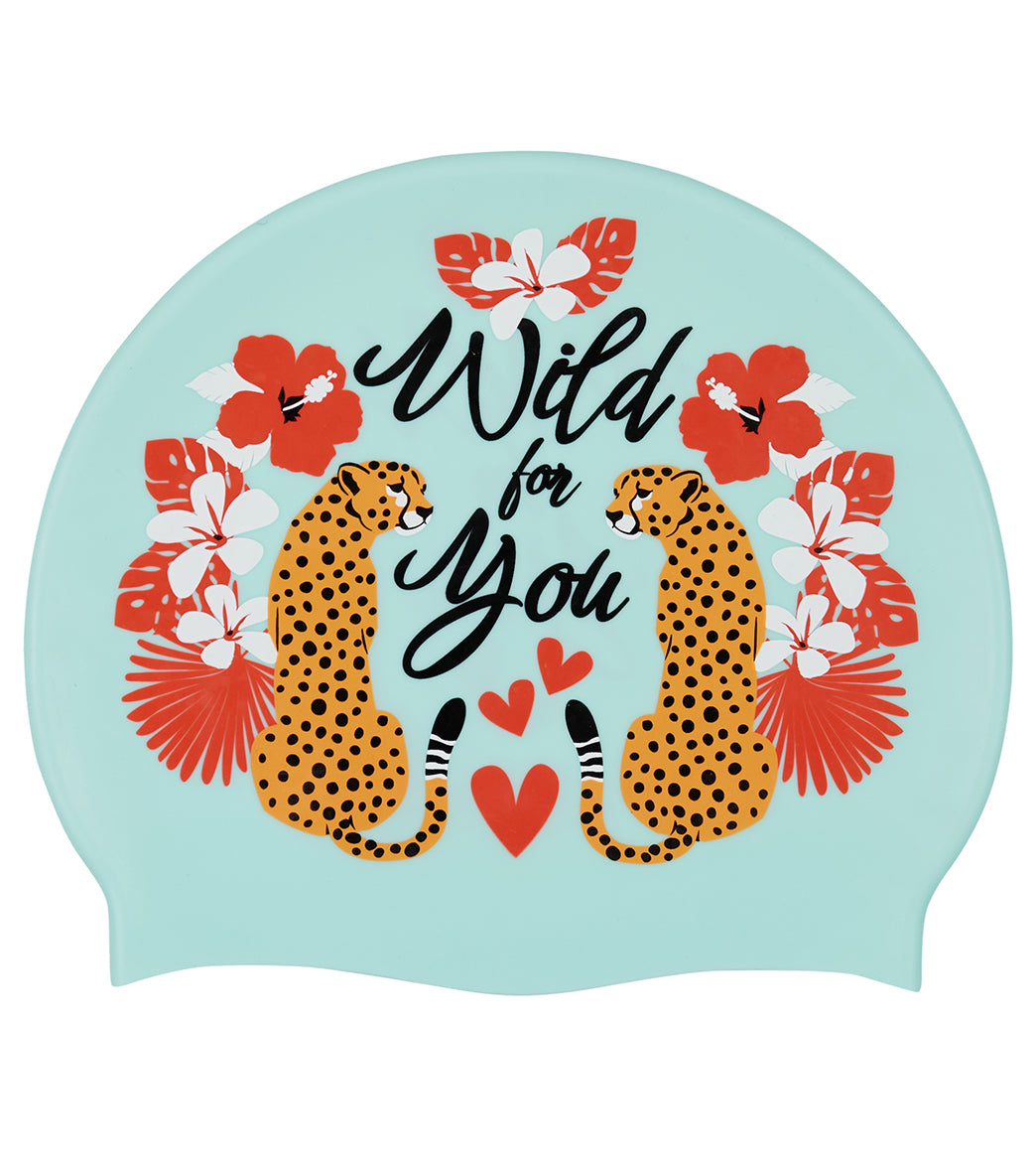  Sporti Limited Edition Wild For You Silicone Swim Cap