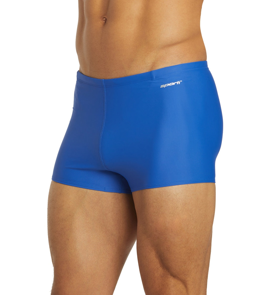  Sporti Solid Swim Square Leg Swimsuit (24-44)