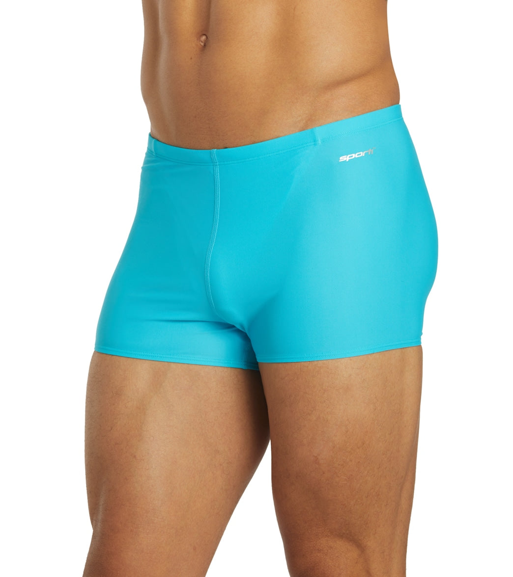  Sporti Solid Swim Square Leg Swimsuit (24-44)