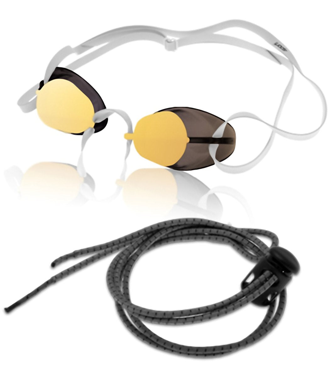  Sporti Antifog Swedish Mirrored Goggle + Bungee Strap
