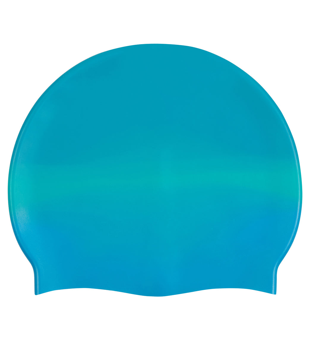 Sporti Multi Color Silicone Swim Cap