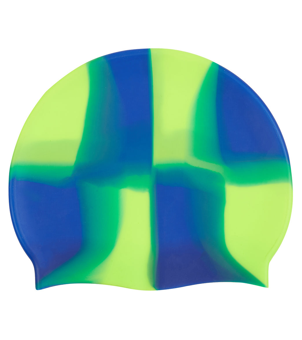  Sporti Multi Color Silicone Swim Cap