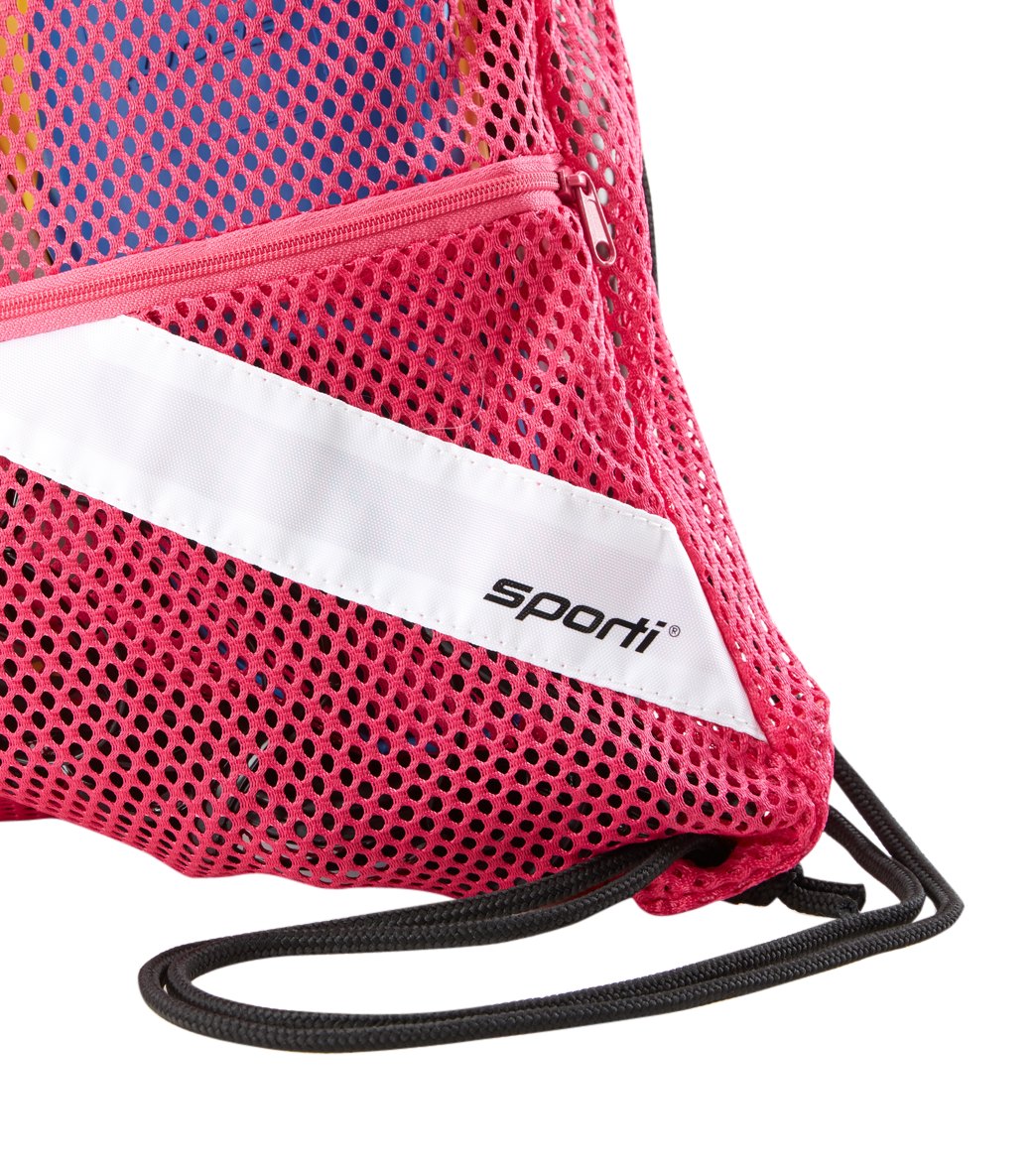  Sporti Mesh Bag With Zipper Pocket
