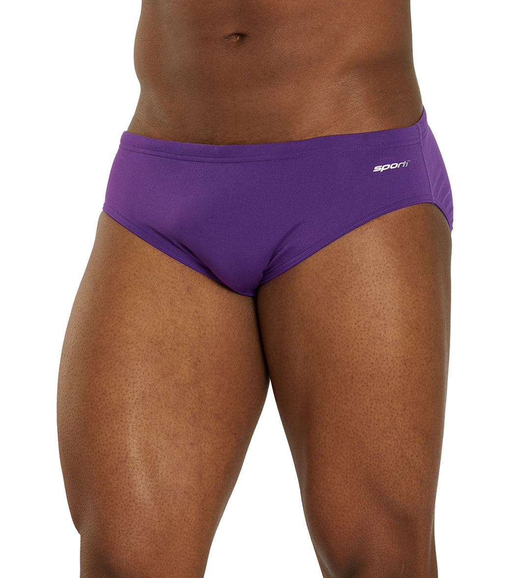  Sporti HydroLast Solid Brief Swimsuit (22-44)