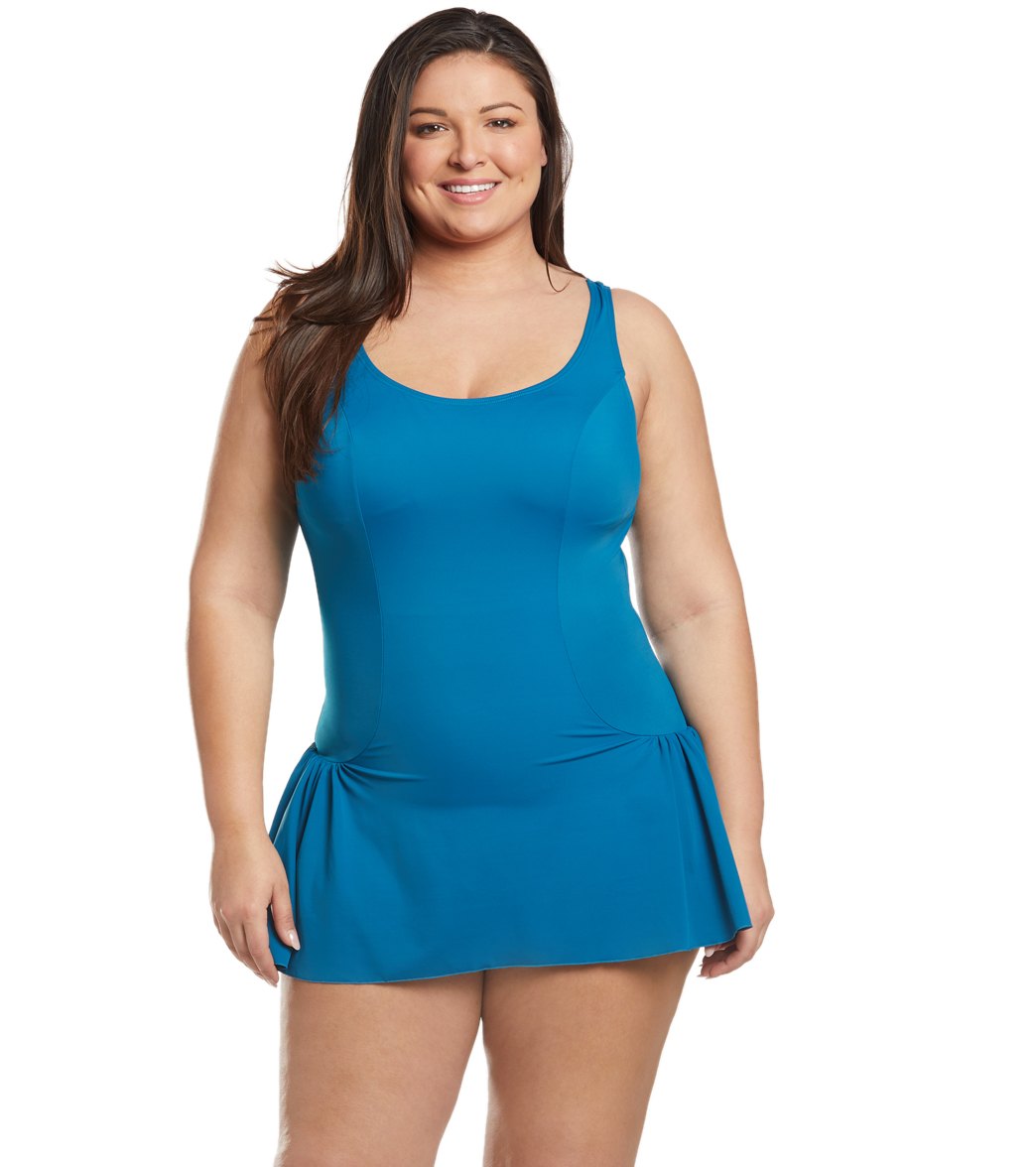  Sporti Plus Size Swim Dress