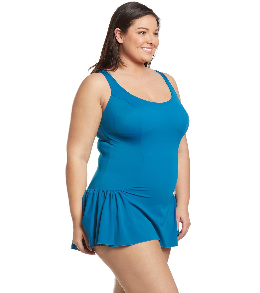  Sporti Plus Size Swim Dress