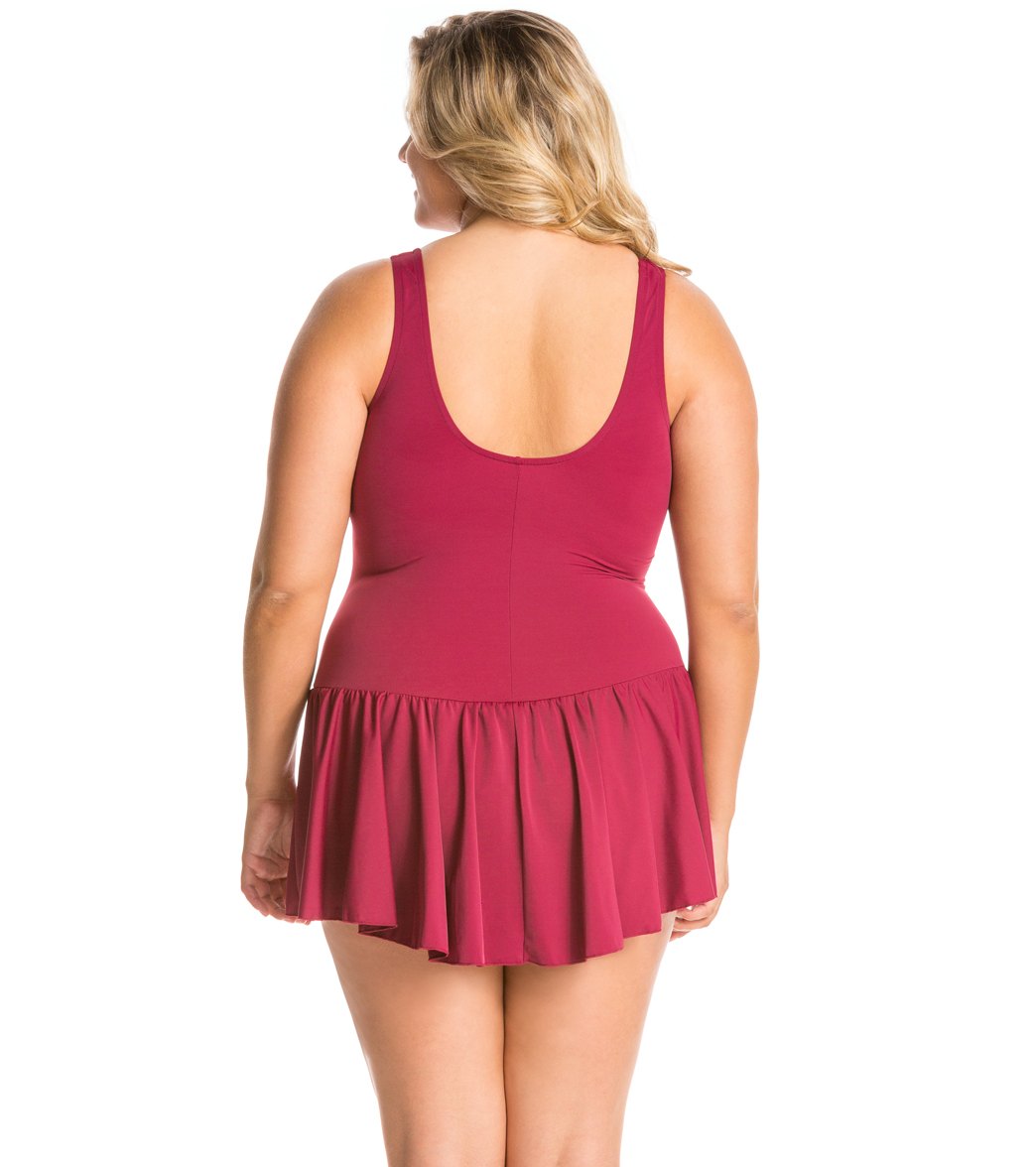  Sporti Plus Size Swim Dress