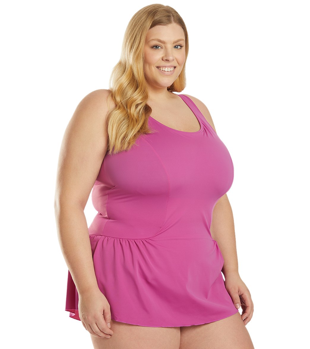  Sporti Plus Size Swim Dress