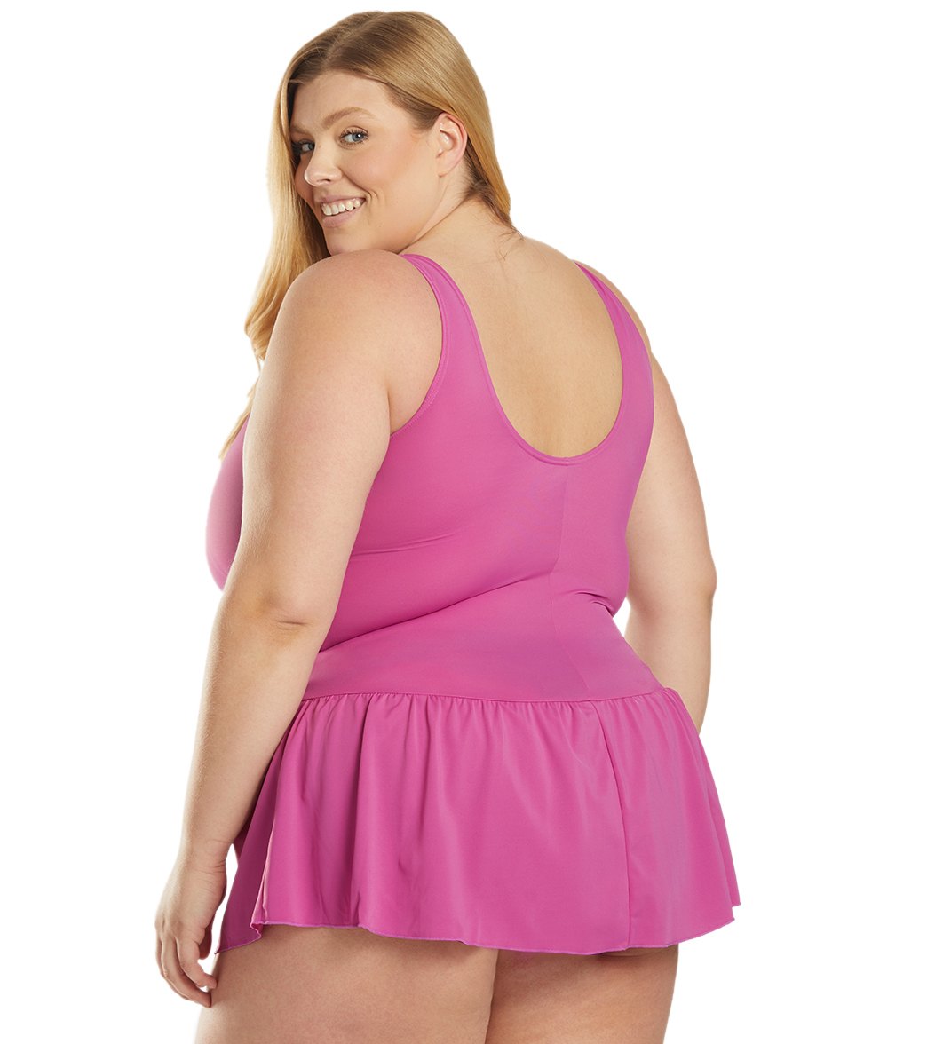 Sporti Plus Size Swim Dress