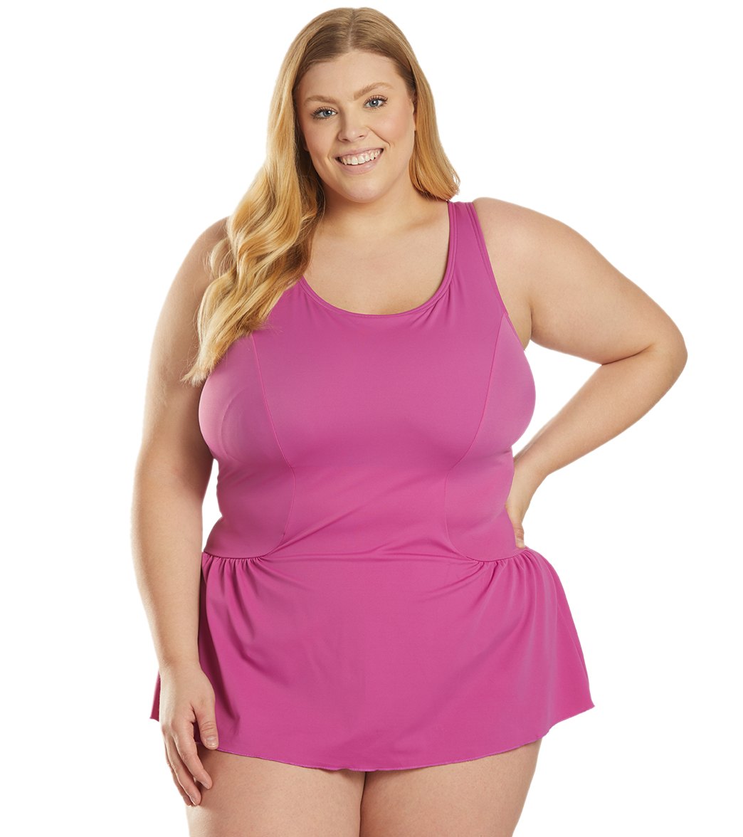  Sporti Plus Size Swim Dress