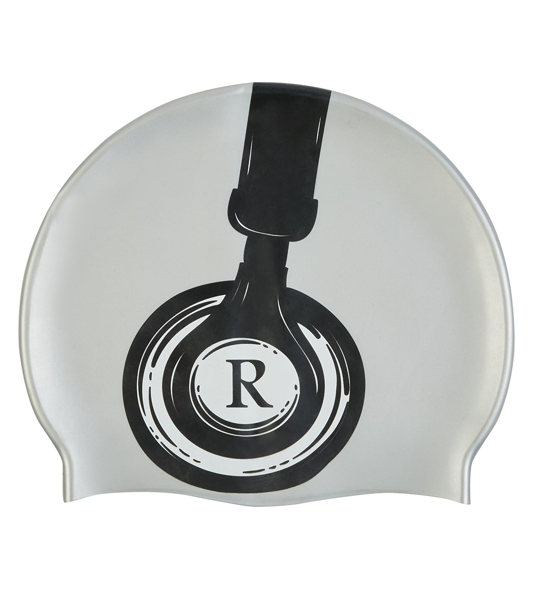  Sporti Headphone Silicone Swim Cap