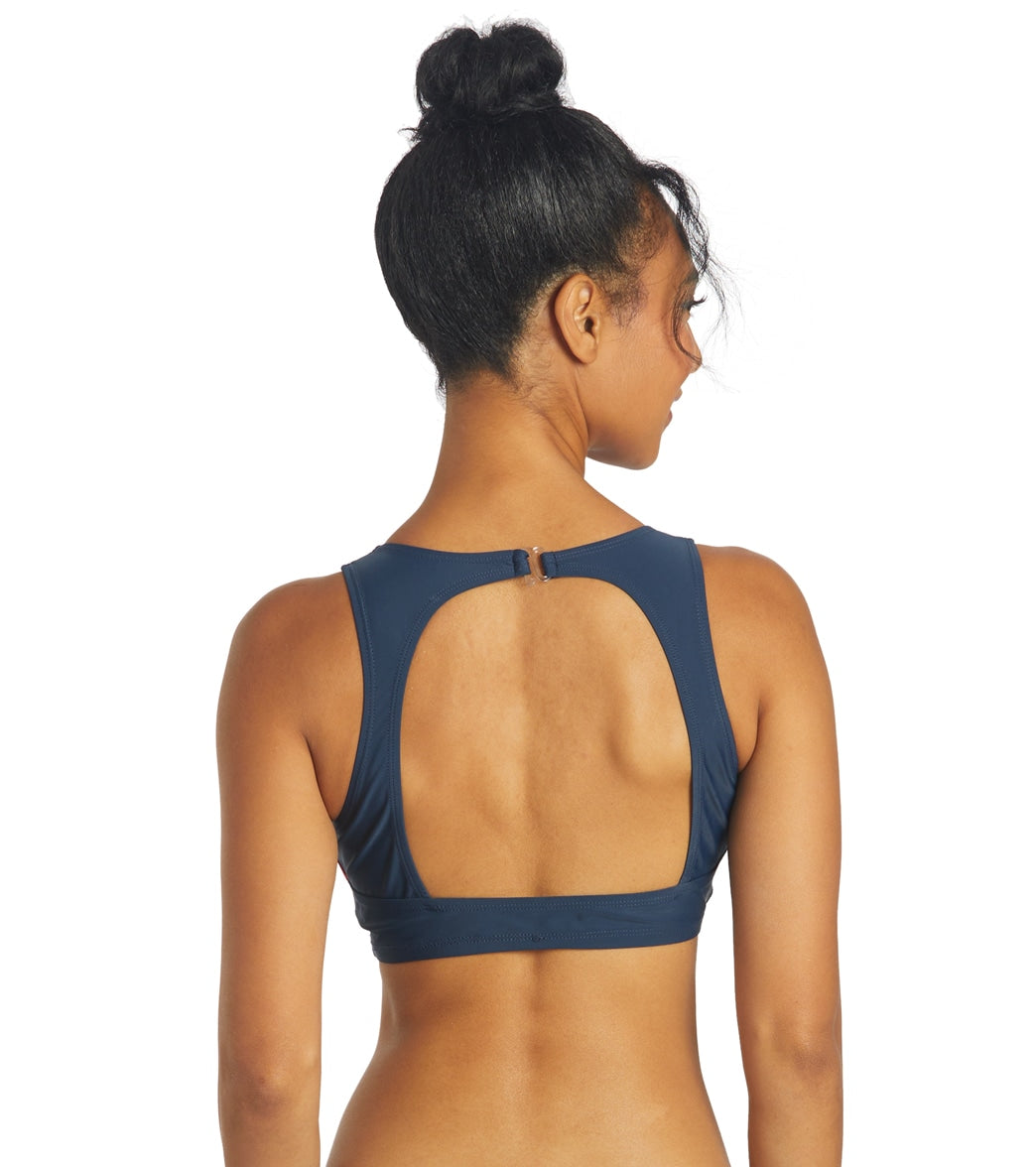  Sporti Guard Active High Neck Crop Bikini Top