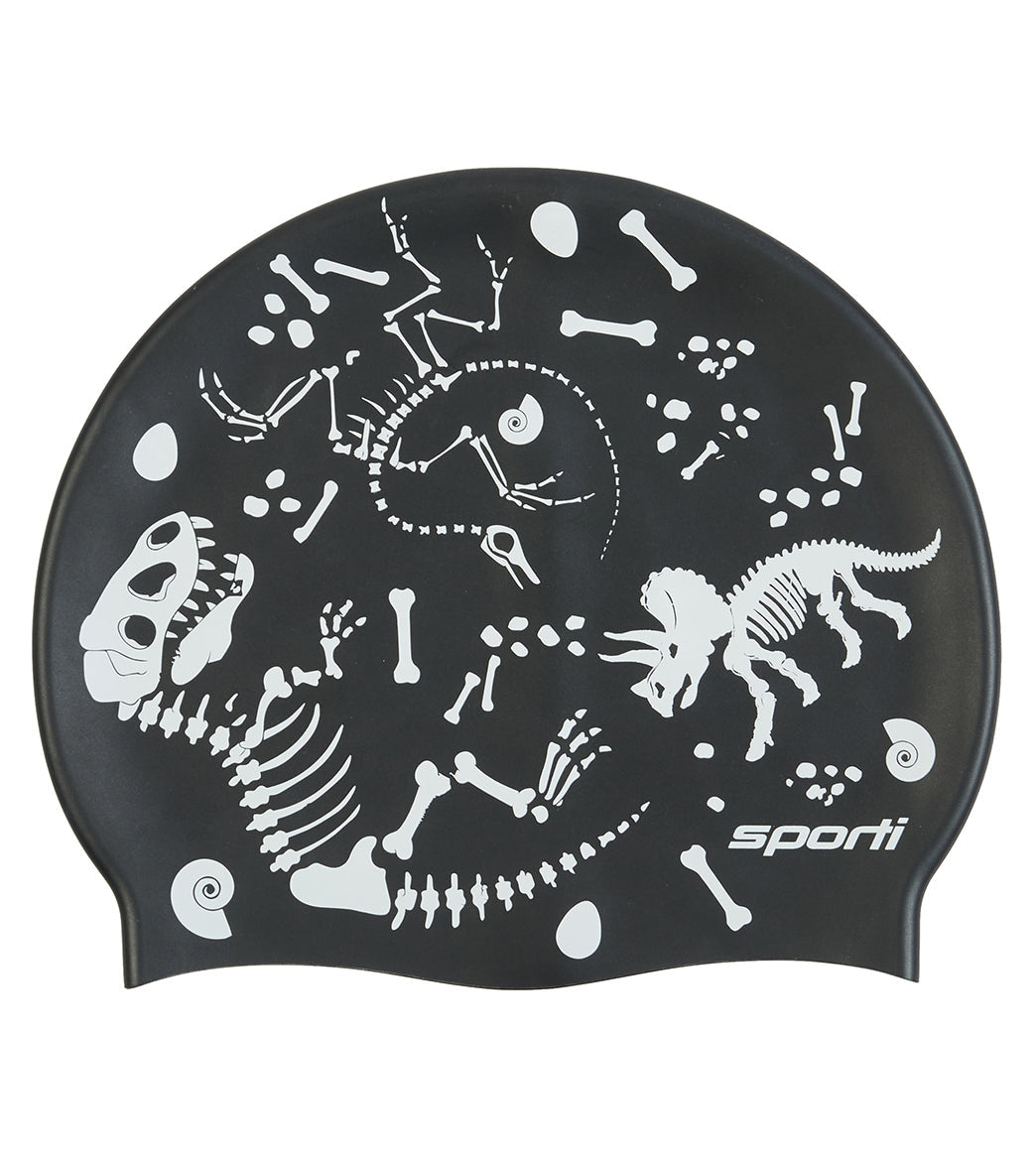  Sporti Fossil Silicone Swim Cap