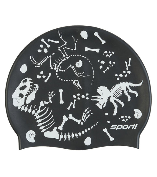  Sporti Fossil Silicone Swim Cap