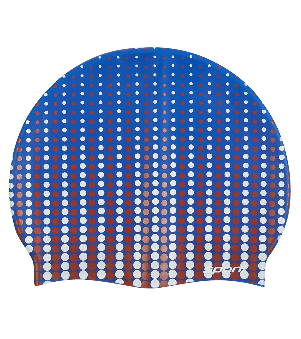  Sporti Molecule USA Silicone Swim Cap