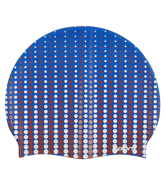  Sporti Molecule USA Silicone Swim Cap