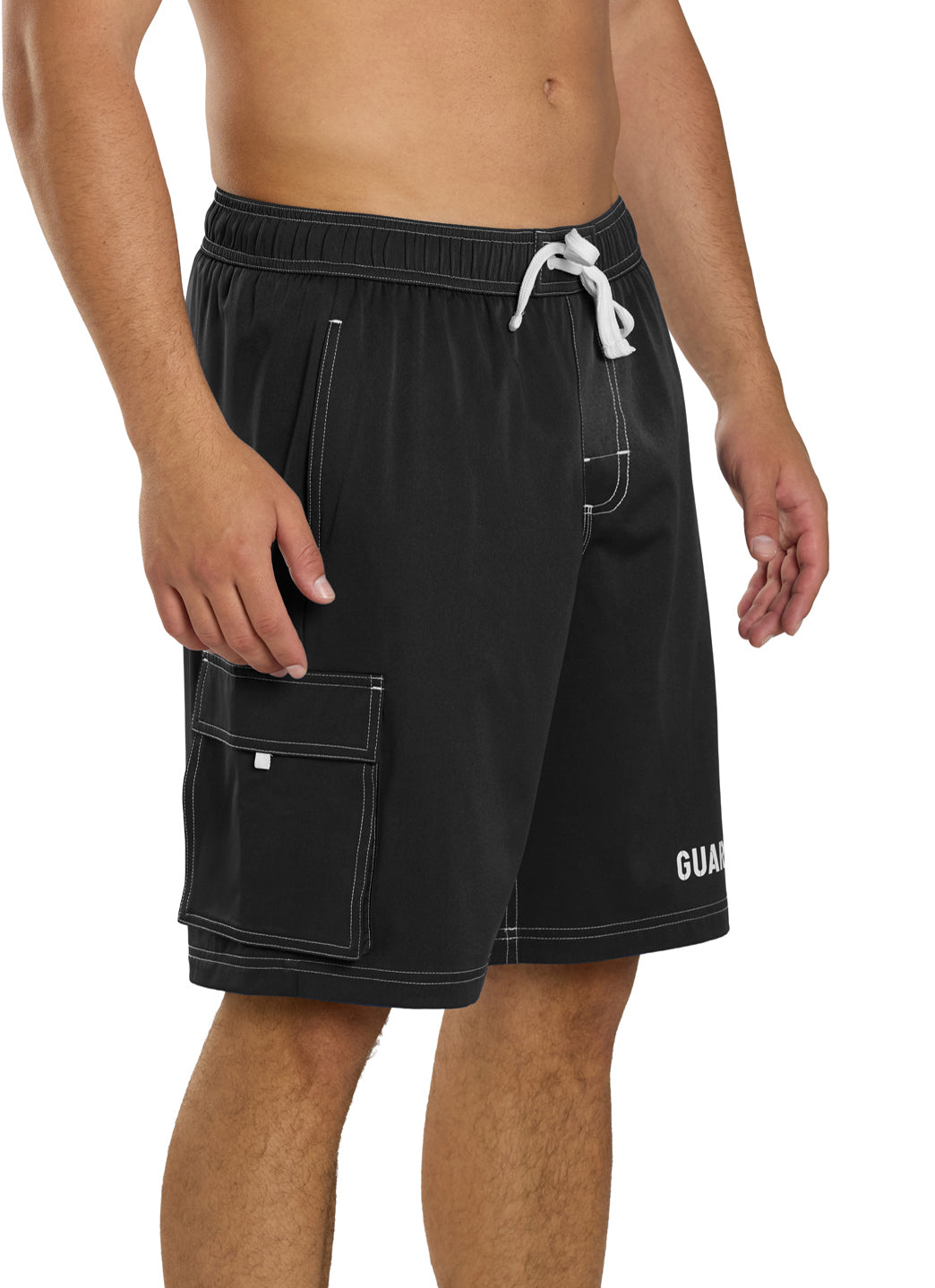  Sporti Guard Men's Hybrid Cargo Swim Trunk