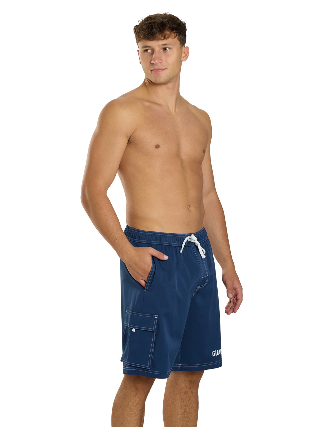 Sporti Guard Men's Hybrid Cargo Swim Trunk