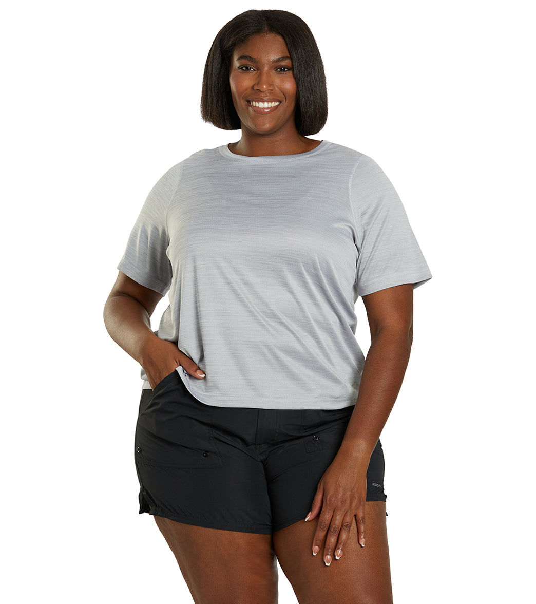  Sporti Women's Plus Size Comfort Fit Board Short