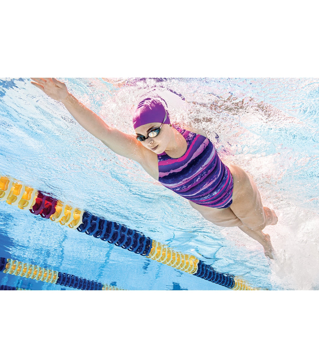  Sporti Deep Wide Strap One Piece Swimsuit (22-40)