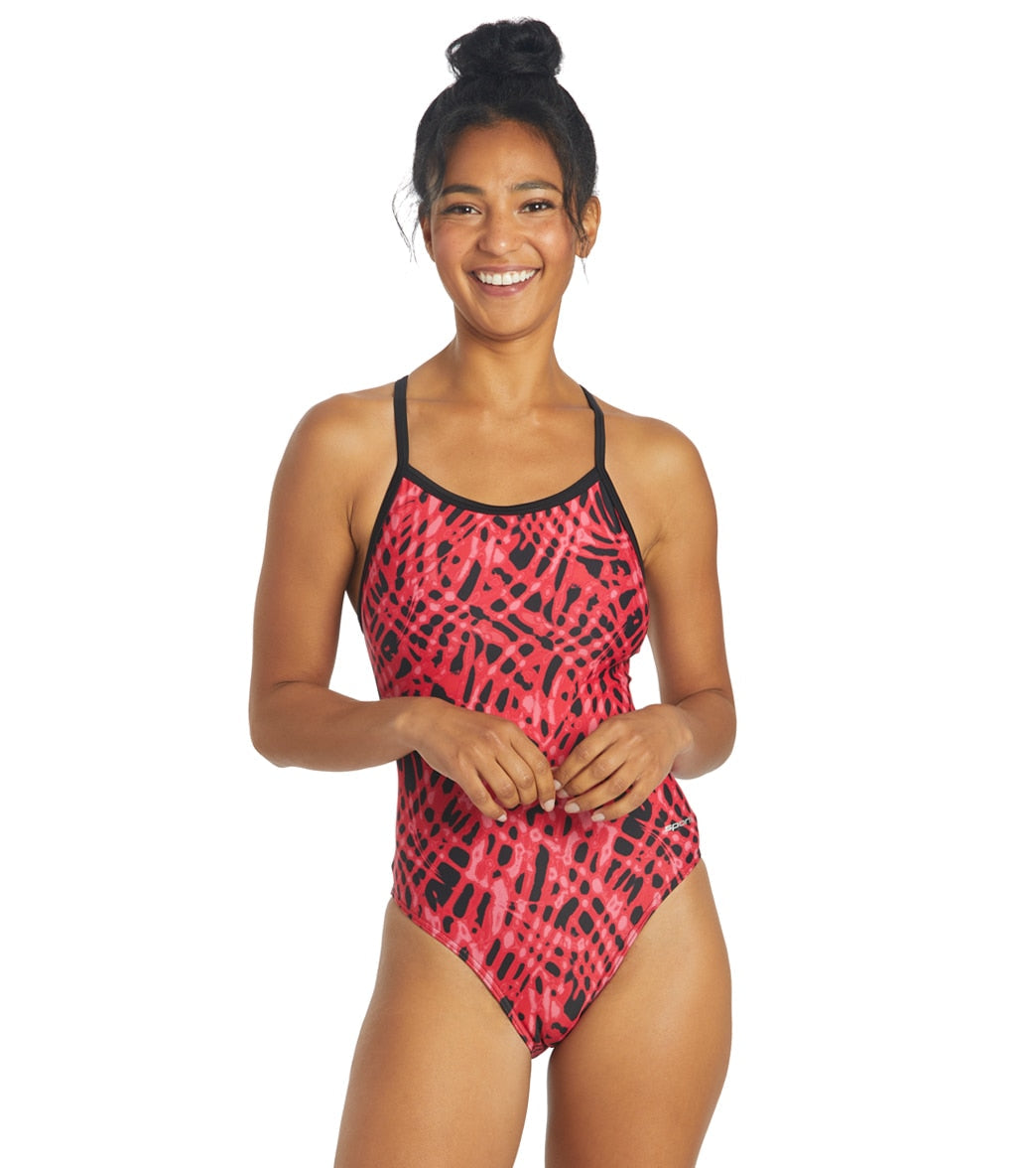  Sporti Serene Thin Strap One Piece Swimsuit