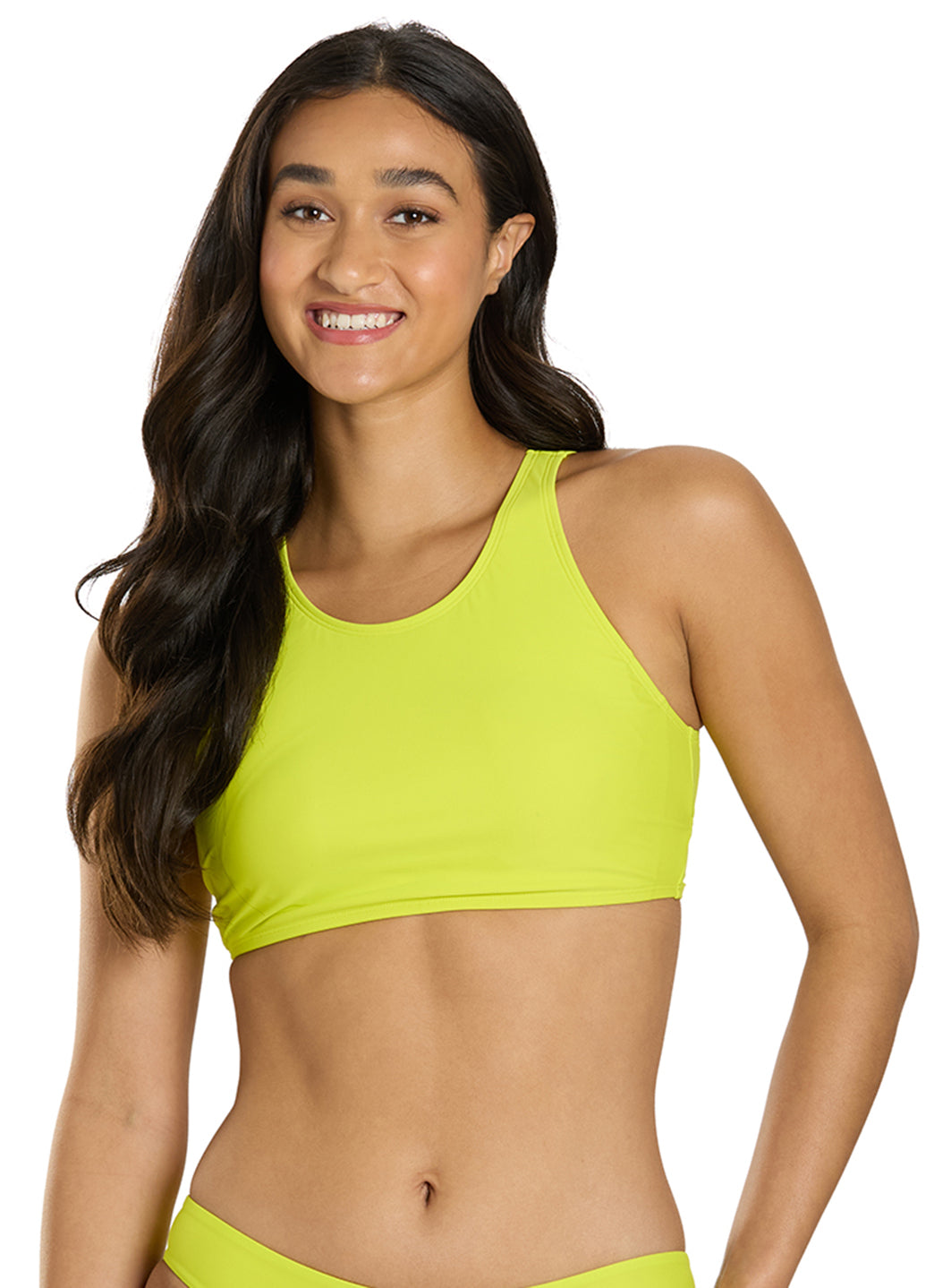  Sporti Active High Neck Crop Bikini Top