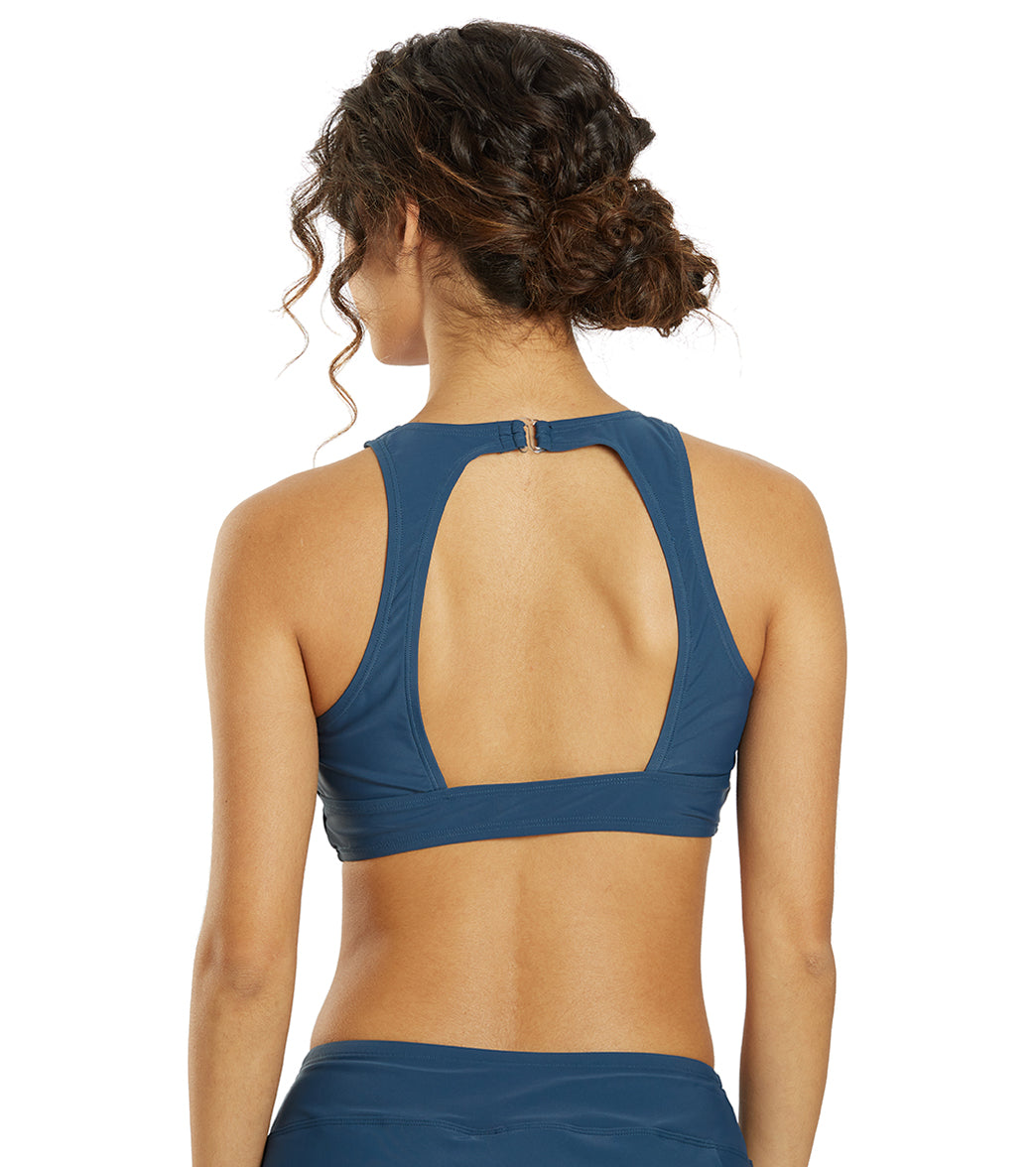  Sporti Active High Neck Crop Bikini Top