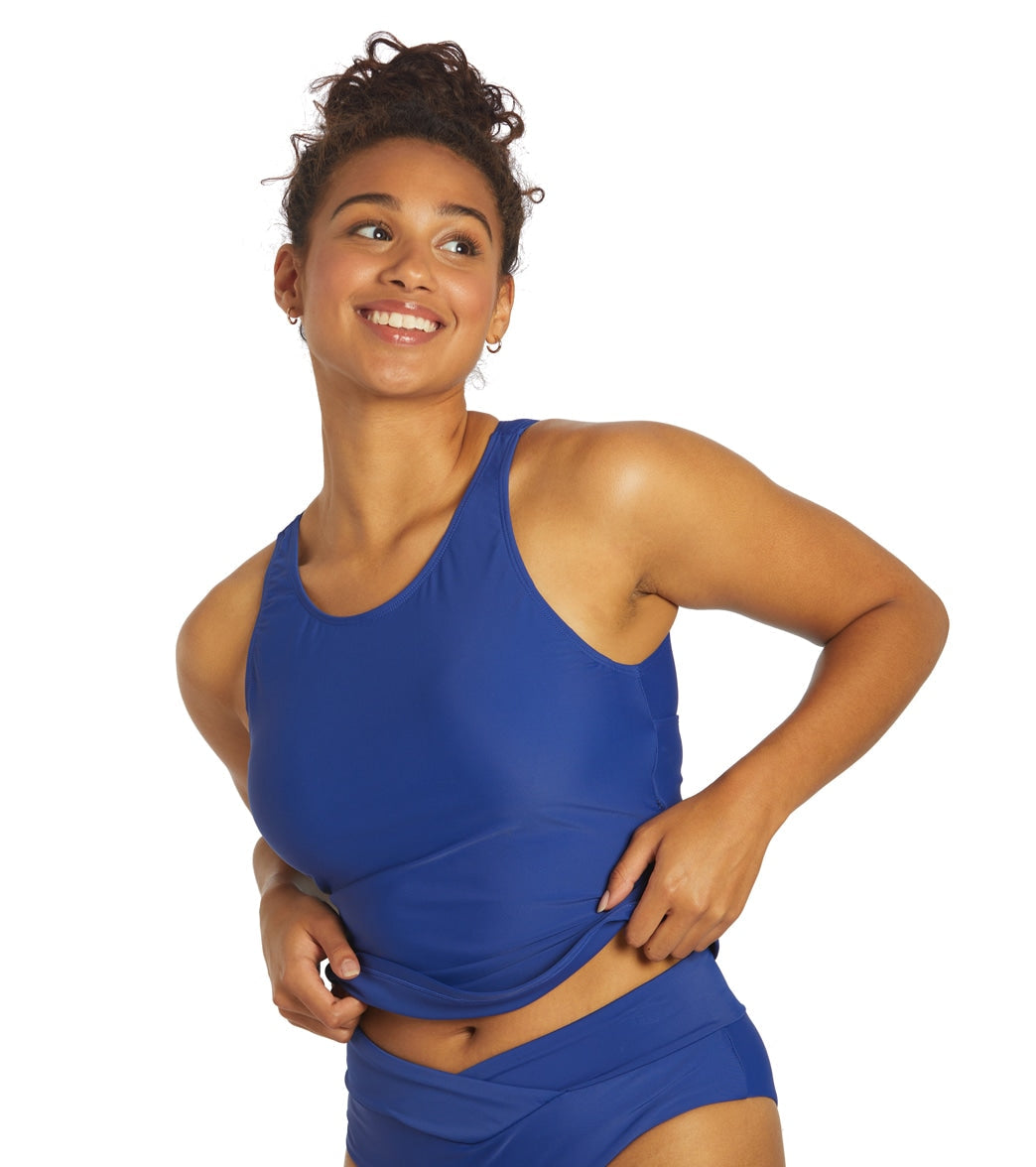  Sporti Active High Neck Tankini Top