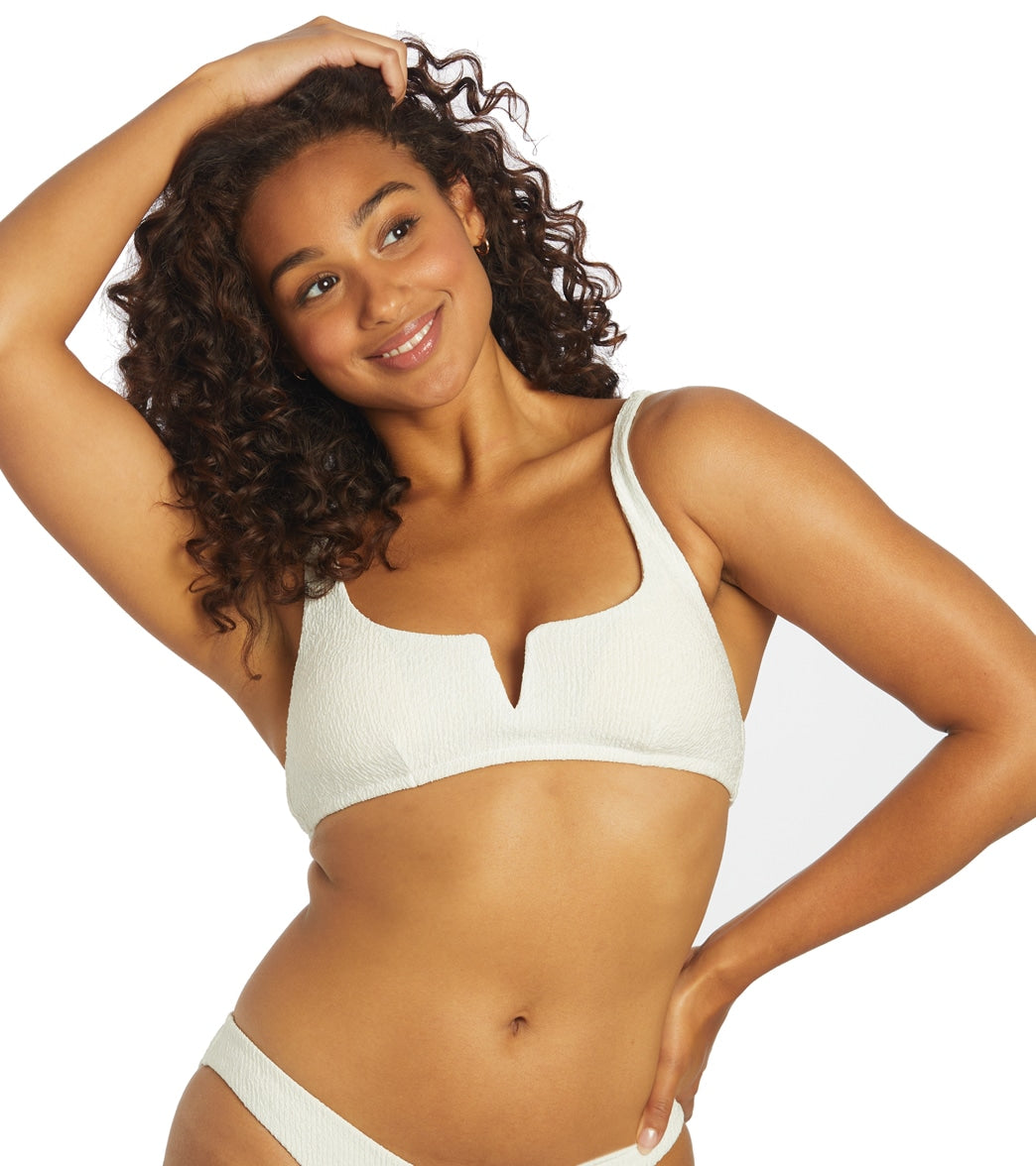  Sporti X Stef Corgel Playa Textured Sport Bikini Top