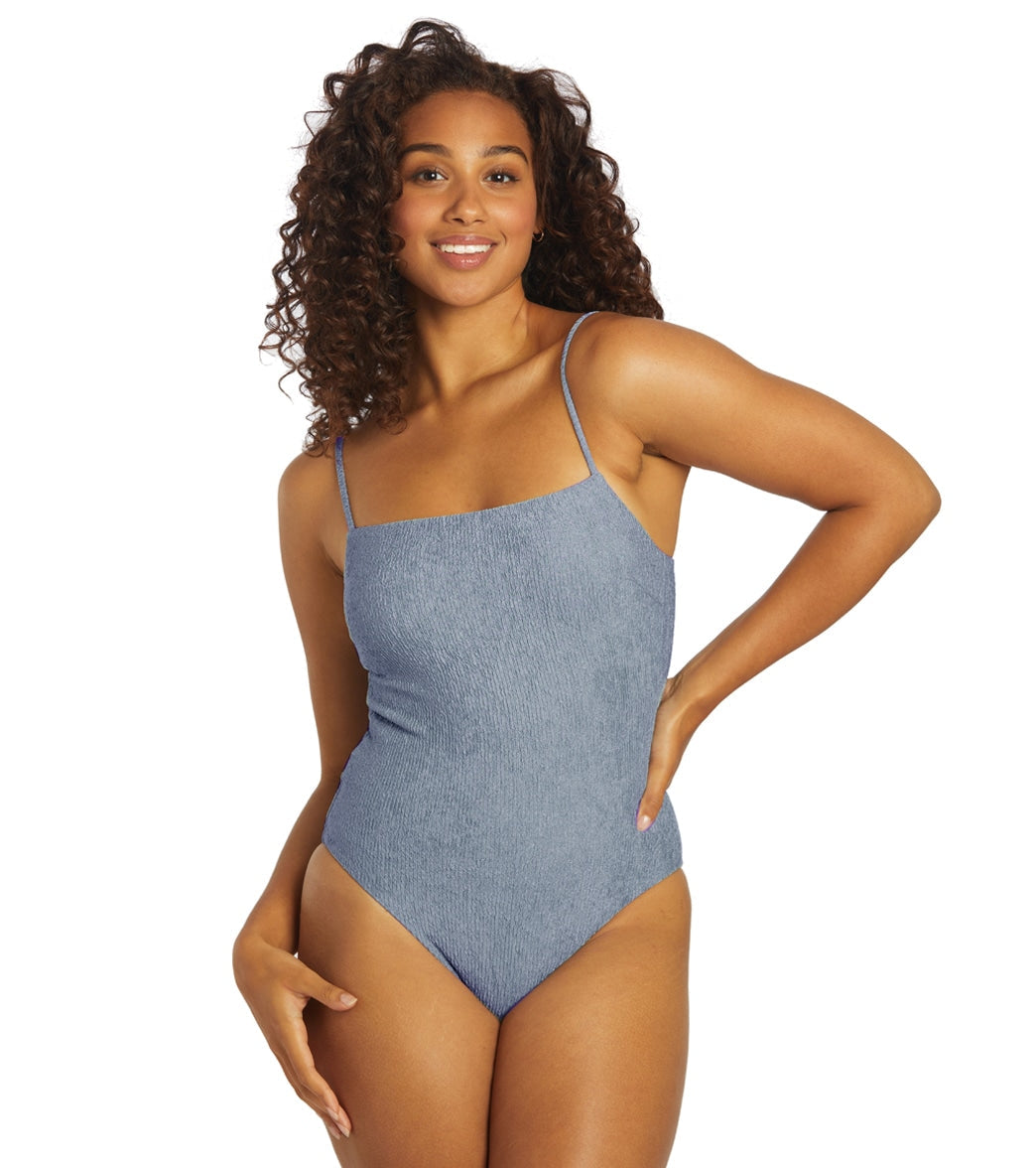  Sporti X Stef Corgel Playa Textured One-Piece Swimsuit
