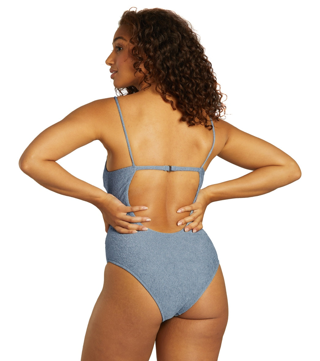  Sporti X Stef Corgel Playa Textured One-Piece Swimsuit