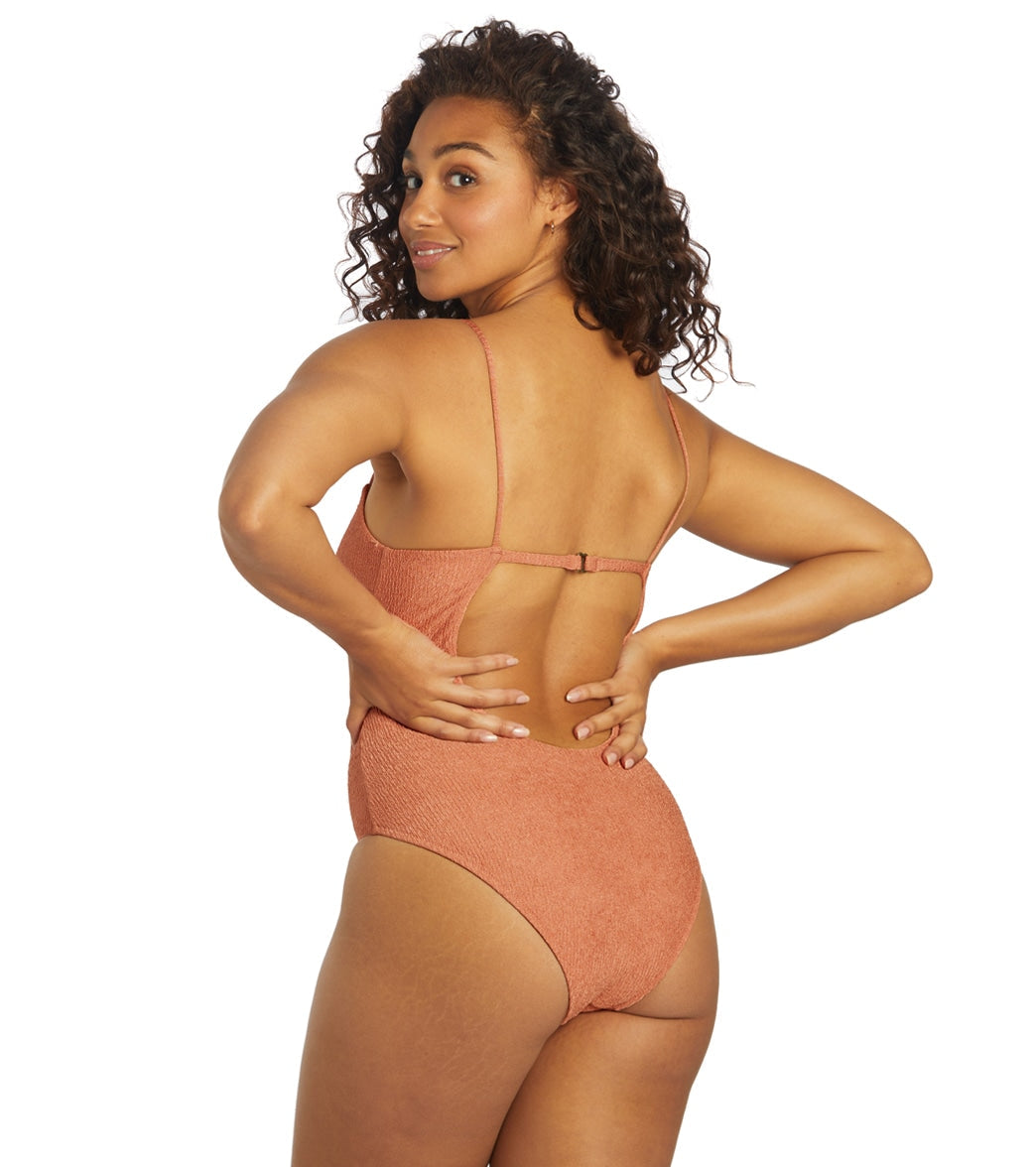  Sporti X Stef Corgel Playa Textured One-Piece Swimsuit