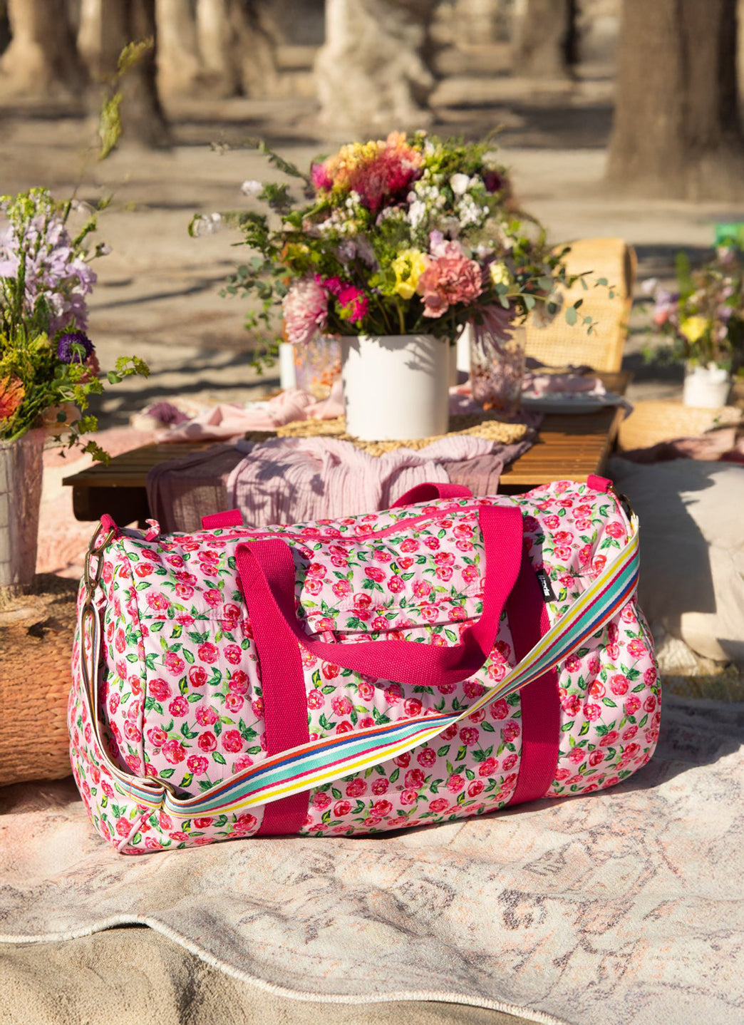  Sporti X Emma Weyant Garden Rose Weekender Bag