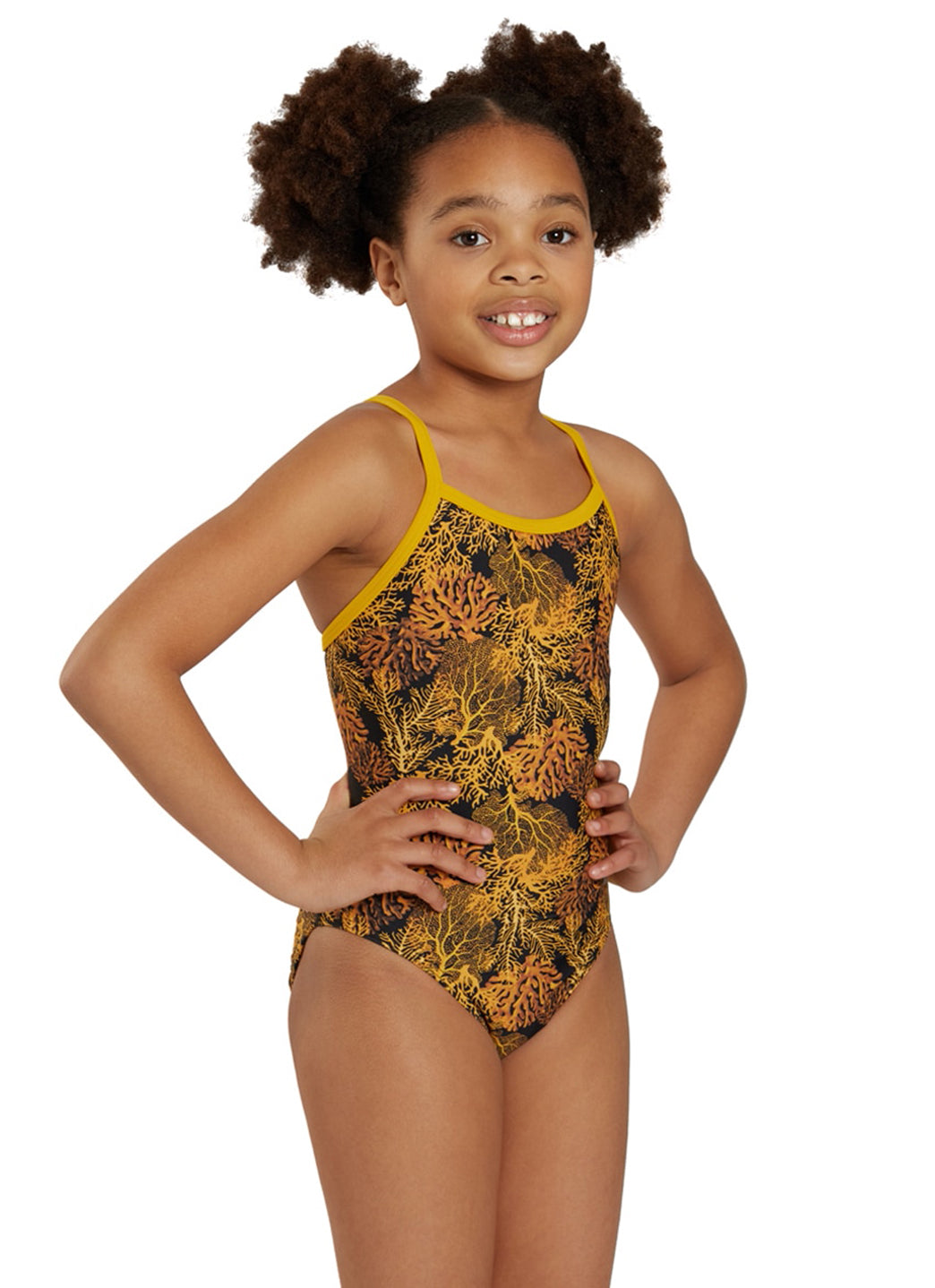  Sporti Coral Reef Thin Strap One Piece Swimsuit (22-40)
