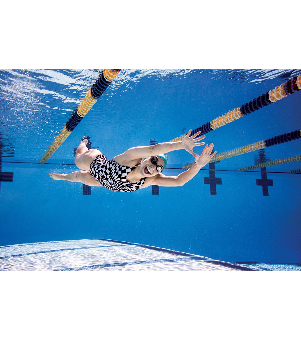  Sporti Checkmate Wide Strap One Piece Swimsuit (22-40)