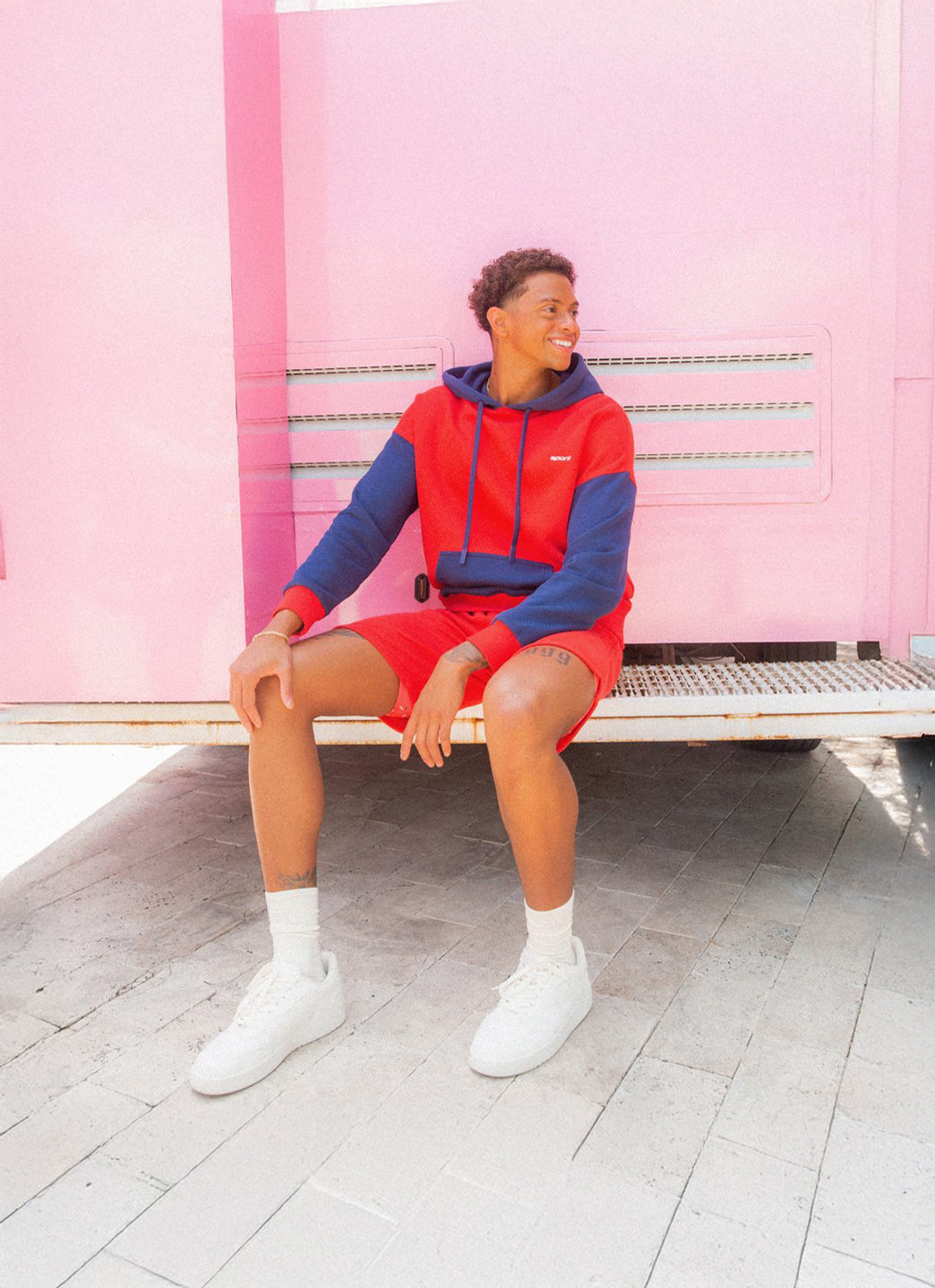  Sporti X Shaine Casas Unisex Cherry Blast Sweat Short