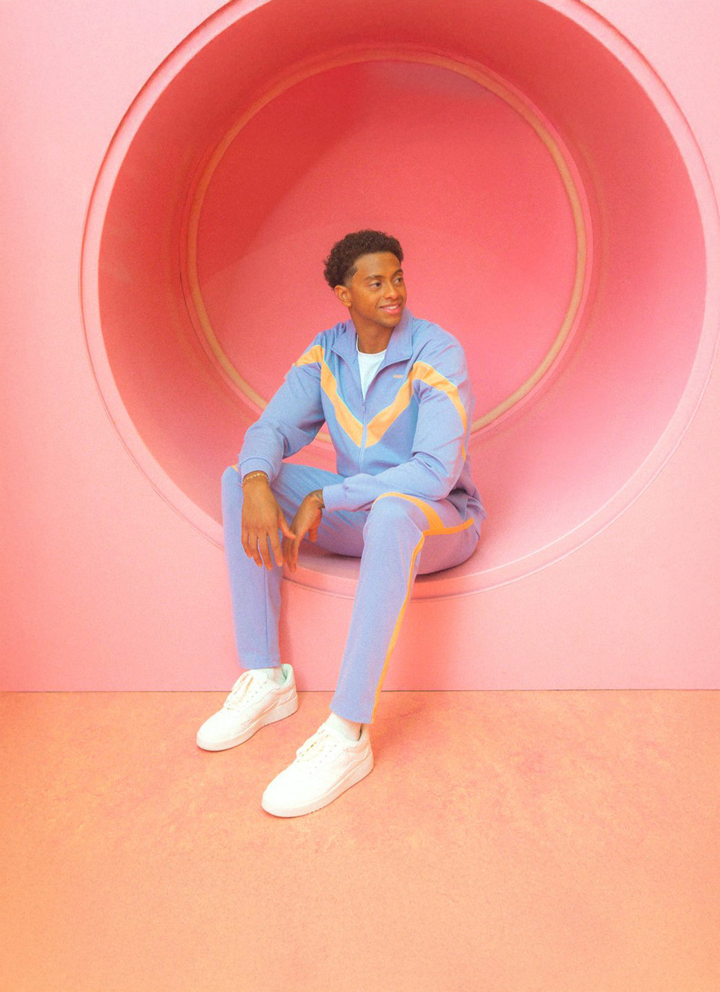  Sporti X Shaine Casas Very Peri Team Tracksuit Zip-Up Jacket