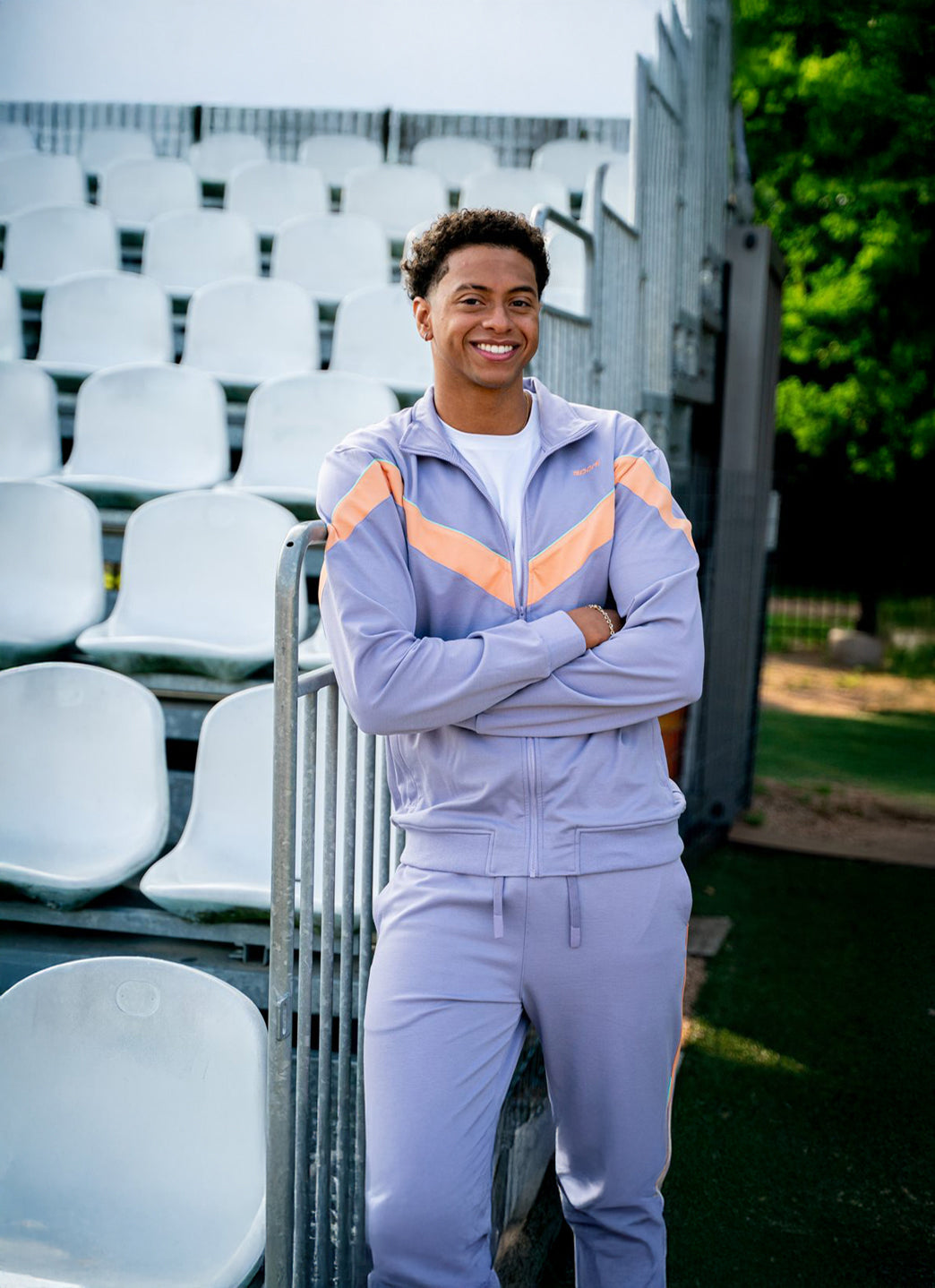  Sporti X Shaine Casas Very Peri Team Tracksuit Zip-Up Jacket