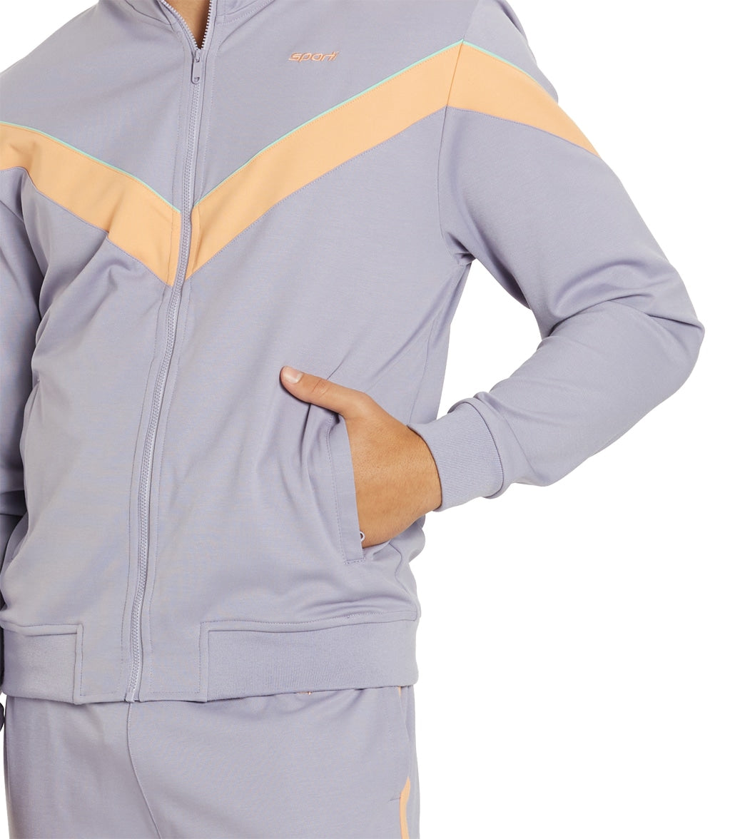 Sporti X Shaine Casas Very Peri Team Tracksuit Zip-Up Jacket