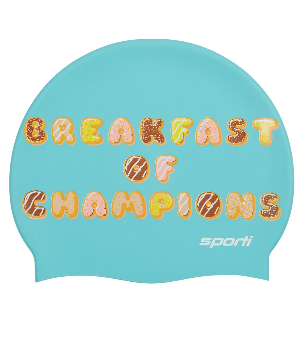  Sporti Donut Dreams Silicone Swim Cap